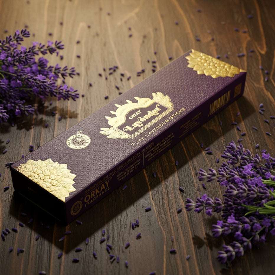 Orkay Fragrances Pure Lavender Incense Sticks (10 sticks)