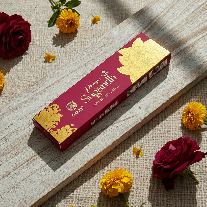 Orkay Fragrances Pushpa SUGANDH Incense Sticks (100 Gm)