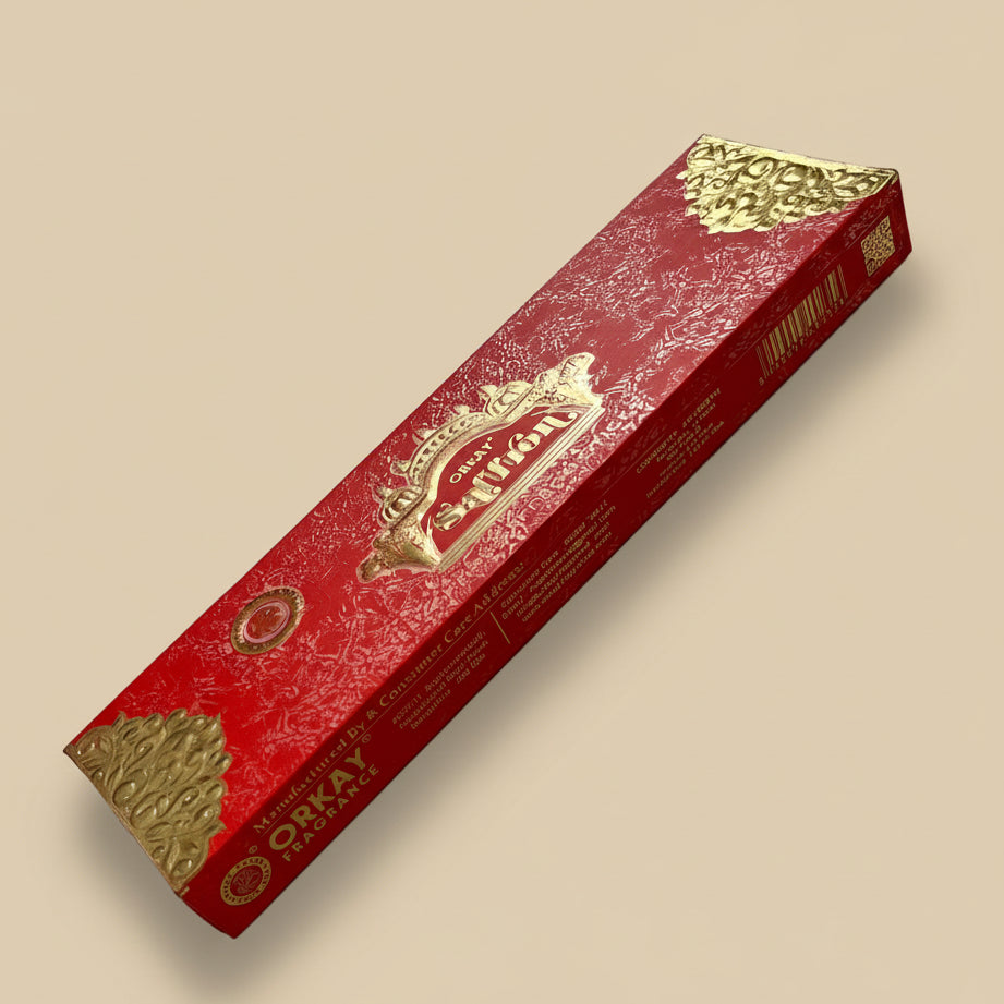 Orkay Fragrances Pure Saffron Incense Sticks (10 sticks)