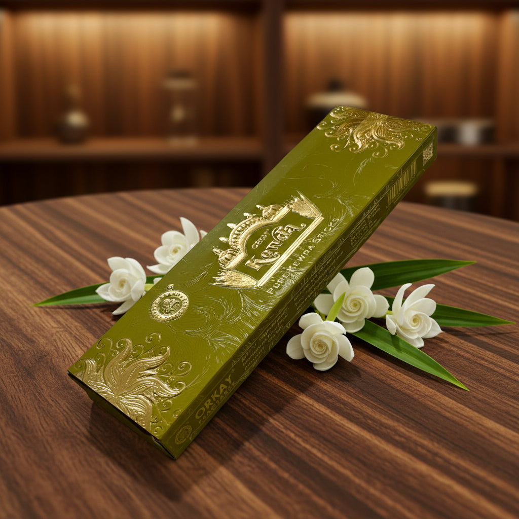 Orkay Fragrances Pure Kewda Incense Sticks (10 sticks)