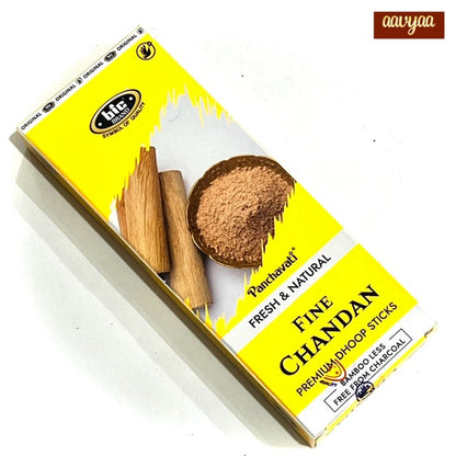 BIC Panchavati Fine Chandan Premium dhoop Sticks (80gms)