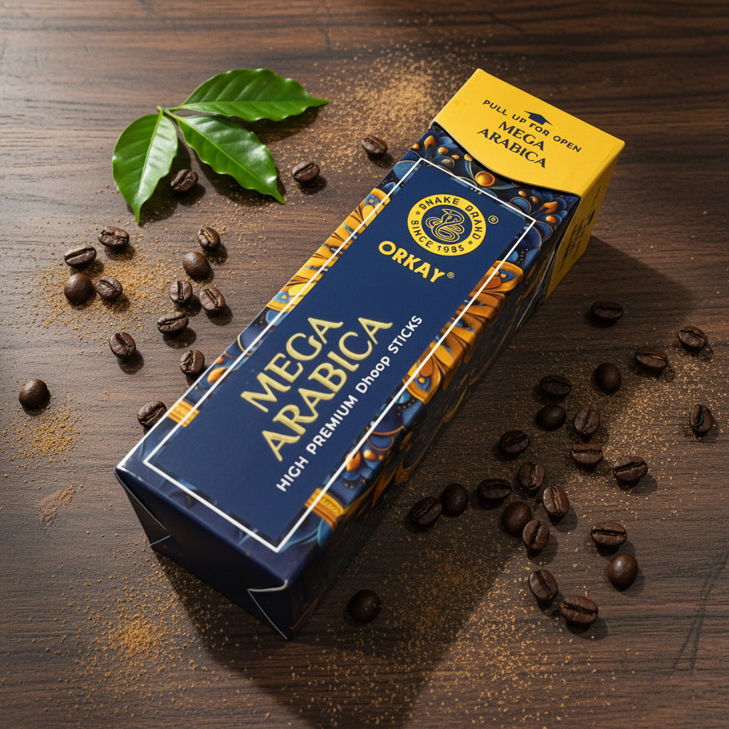 Orkay Fragrances MEGA ARABICA Dhoop Sticks (10 sticks)