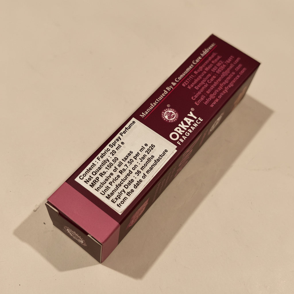 Orkay Fragrance ROSE fragrance spray (20ml)