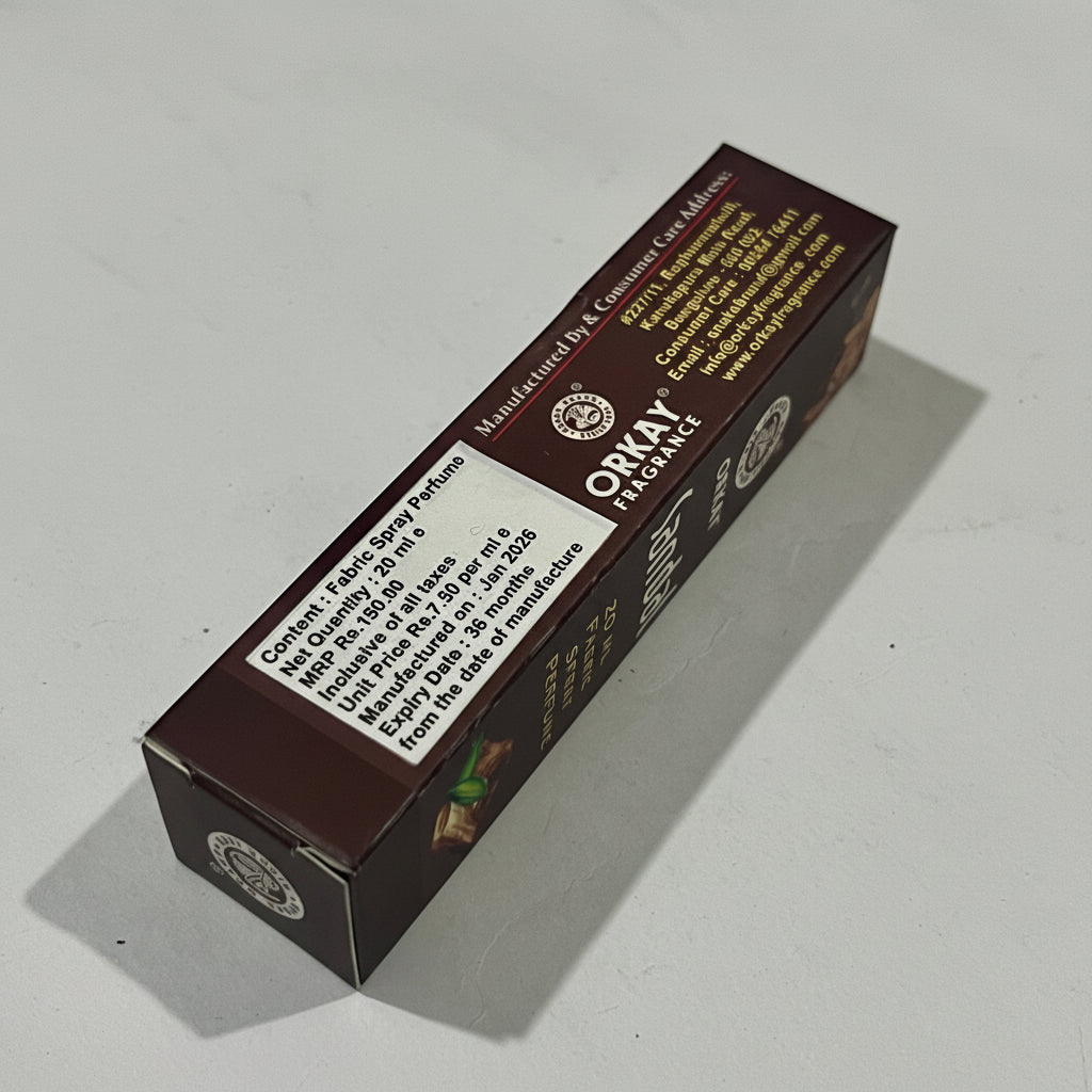 Orkay Fragrance SANDAL Fragrance Spray(20ml)