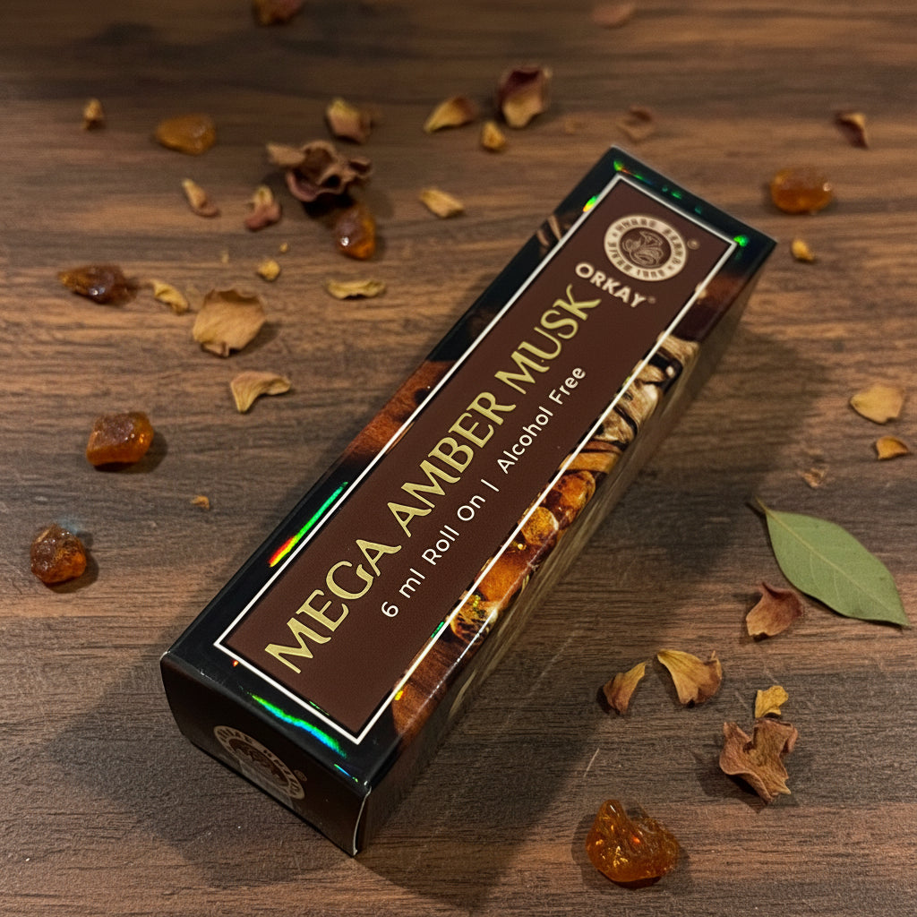 Orkay Fragrance MEGA AMBER MUSK Roll On Attar(6ml)