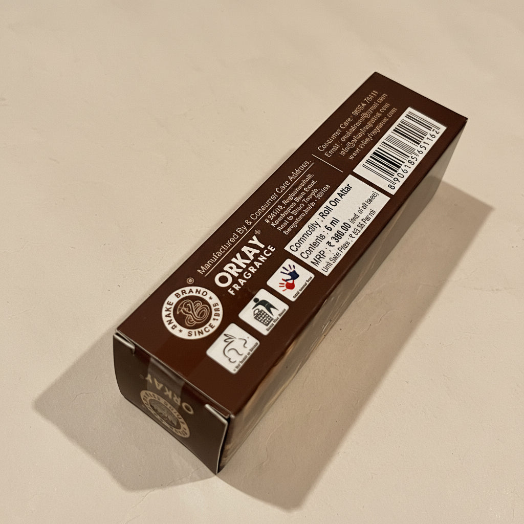 Orkay Fragrance MEGA AMBER MUSK Roll On Attar(6ml)
