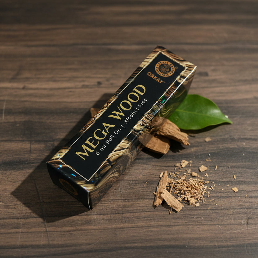 Orkay Fragrance MEGA WOOD Roll On Attar(6ml)