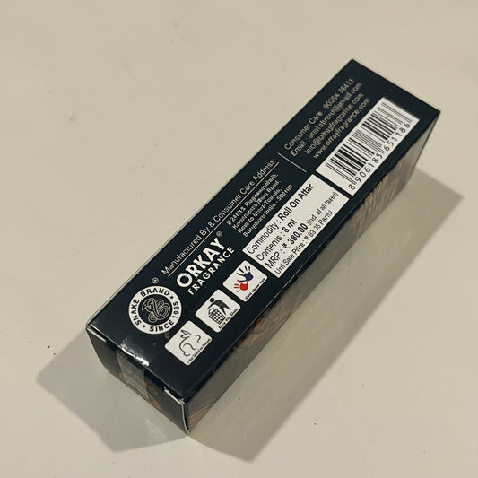 Orkay Fragrance MEGA WOOD Roll On Attar(6ml)
