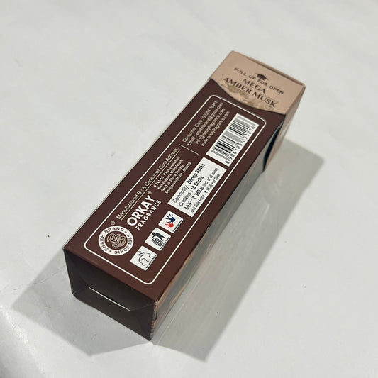 Orkay Fragrances MEGA AMBER MUSK Dhoop Sticks (10 sticks)