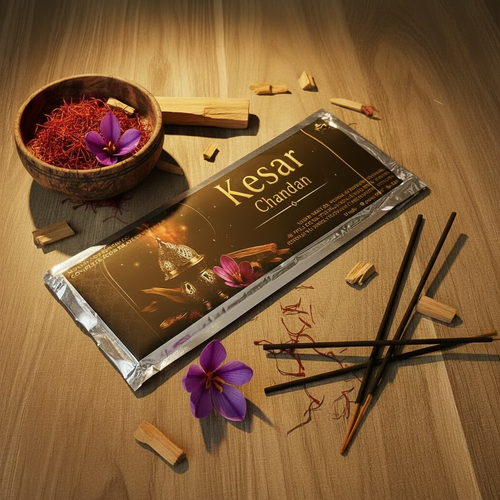 Momai Kesar Chandan  Incense sticks(50gm)