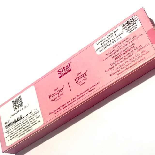 Sital PROSPER (Super Rose) agarbatties (100gms)