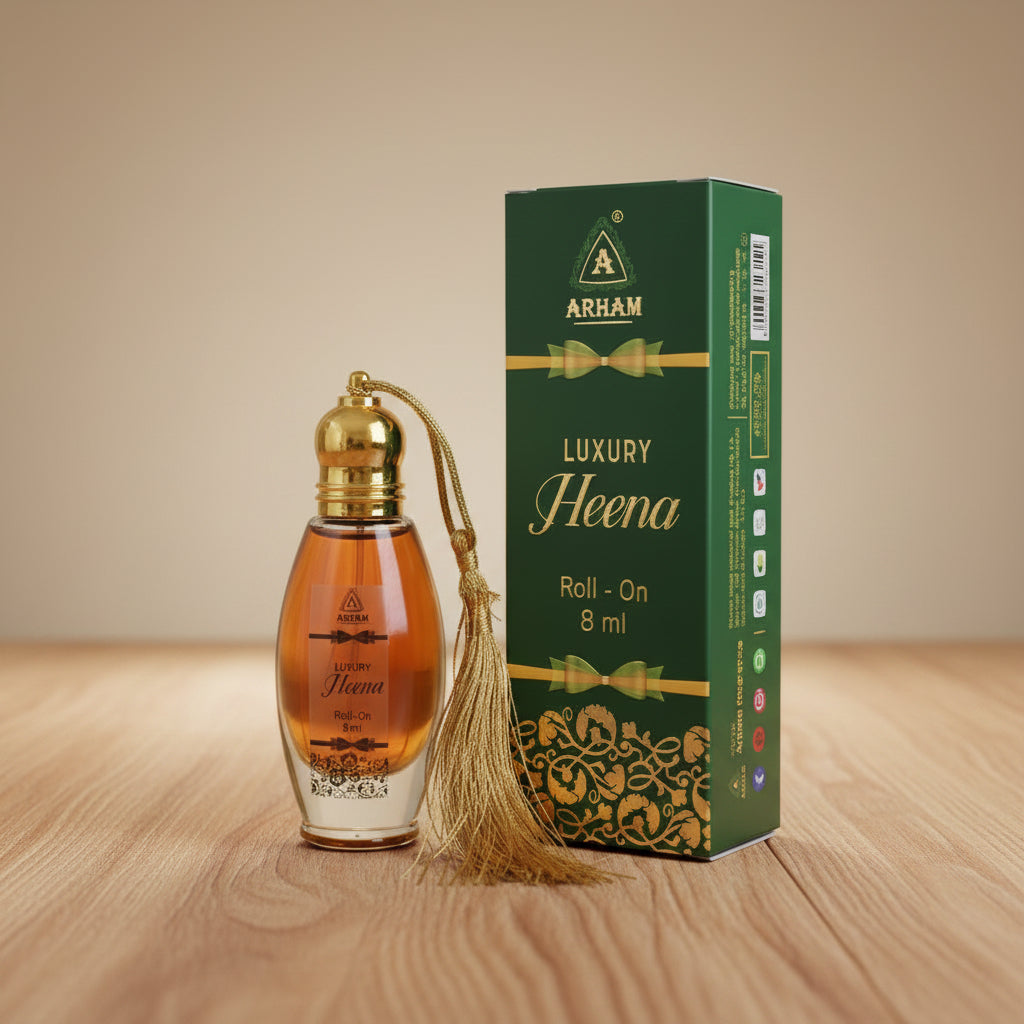 Arham Luxury HEENA Oudh Roll on Attars(8 ml)