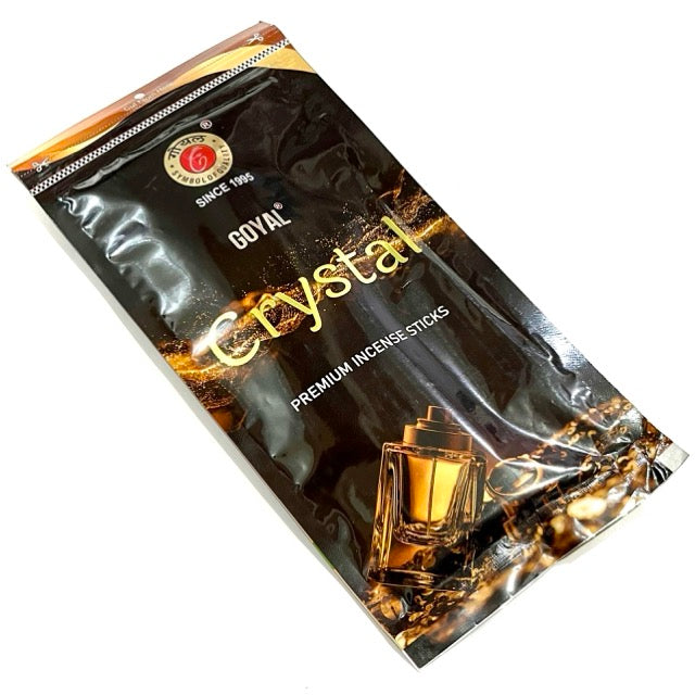 Goyal CRYSTAL Premium Incense sticks ZIPPER (100g)