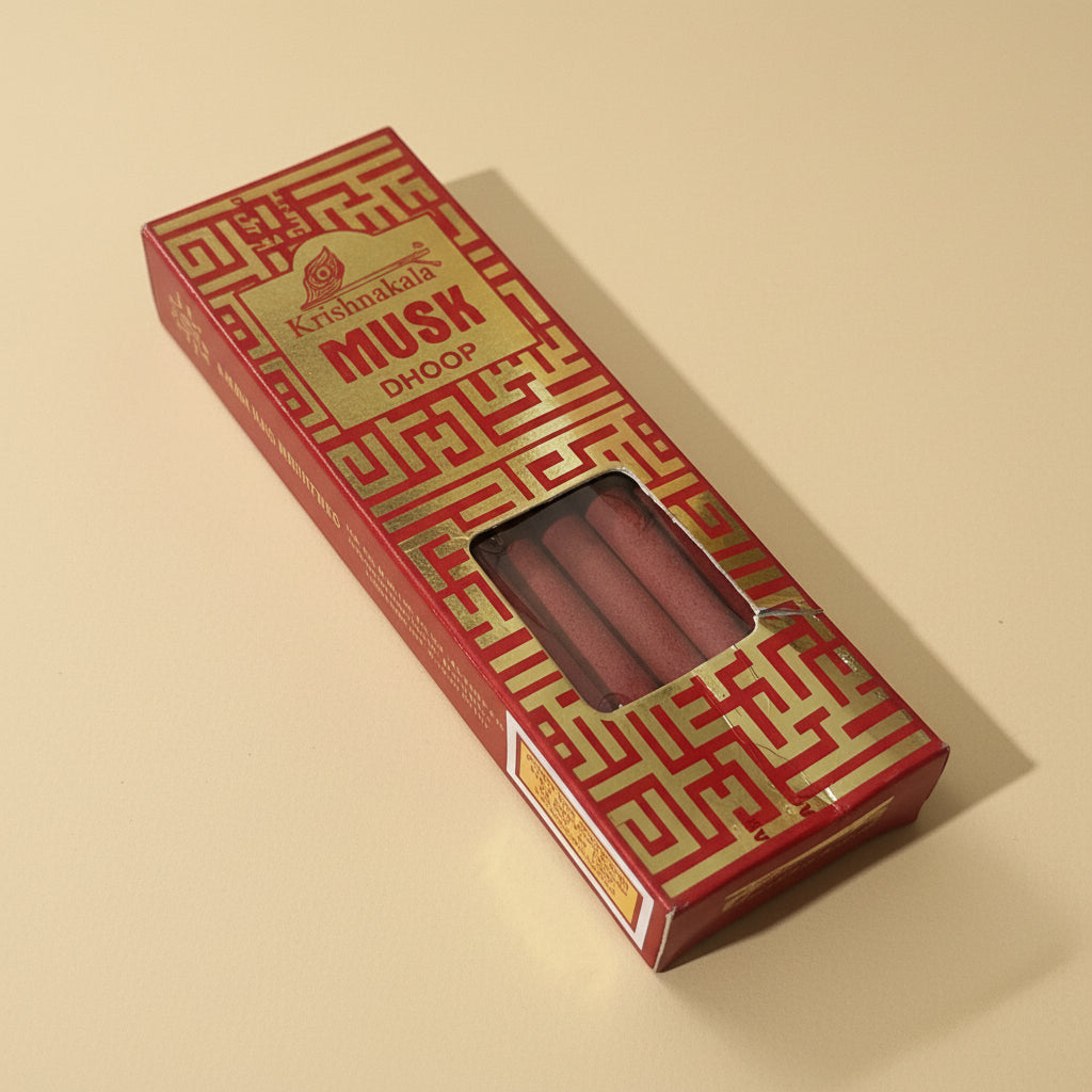 Krishnakala MUSK Premium Candy Agarbathi Thick Incense Sticks (10 sticks)