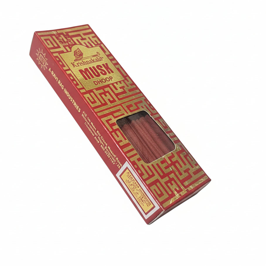 Krishnakala MUSK Premium Candy Agarbathi Thick Incense Sticks (10 sticks)