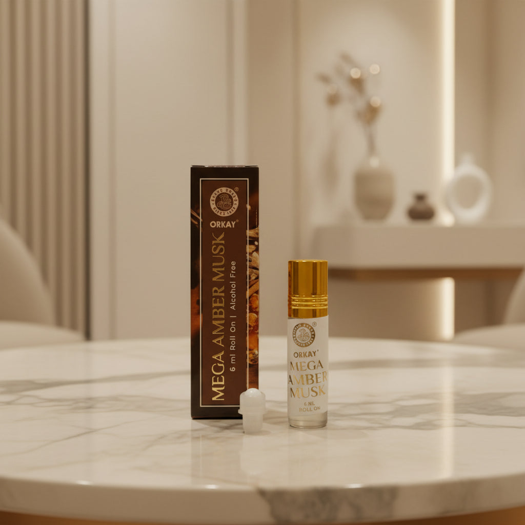 Orkay Fragrance MEGA AMBER MUSK Roll On Attar(6ml)