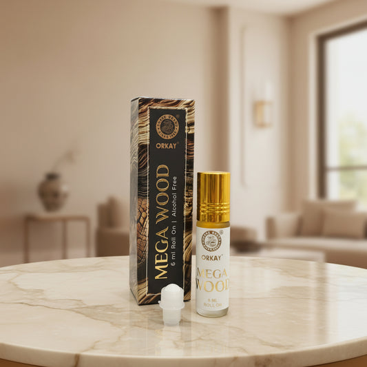 Orkay Fragrance MEGA WOOD Roll On Attar(6ml)