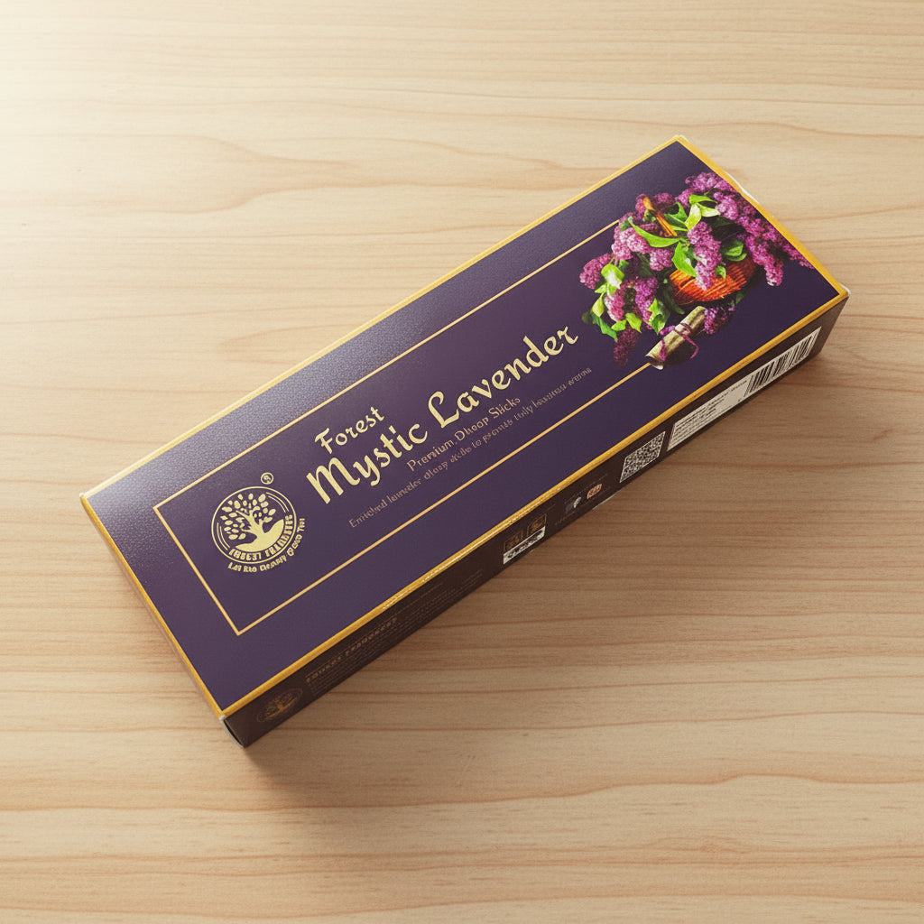 Forest Fragrance Mystic LAVENDER Dhoop Sticks (10 Sticks)