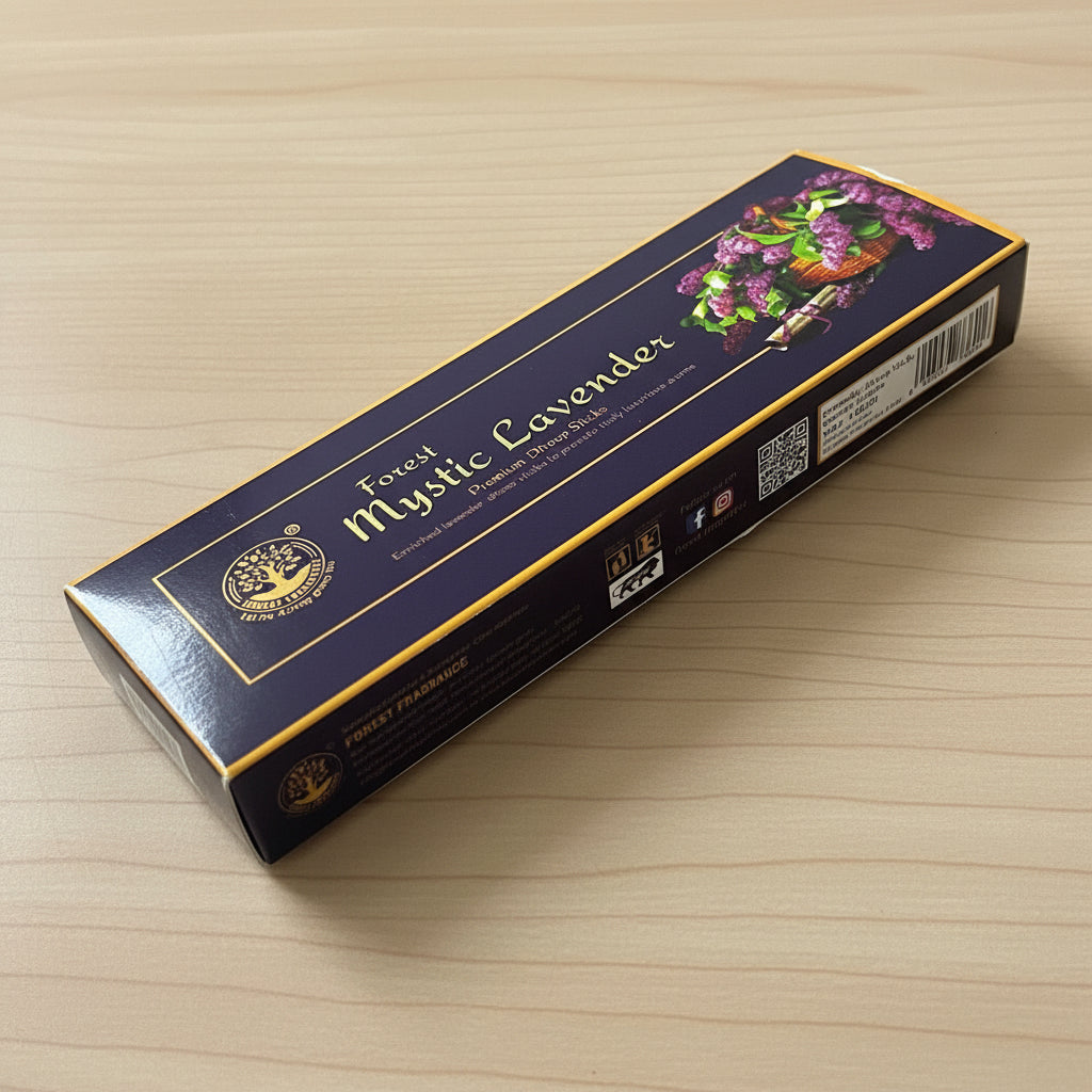 Forest Fragrance Mystic LAVENDER Dhoop Sticks (10 Sticks)