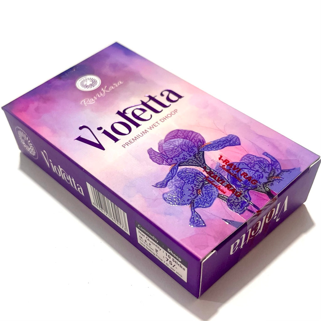 Raviikara Violetta Premium Wet Dhoop (10 sticks)