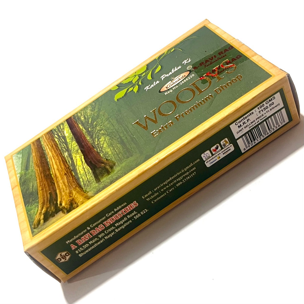 Krishnakala WOODYS Premium Wet Dhoop (10 sticks)