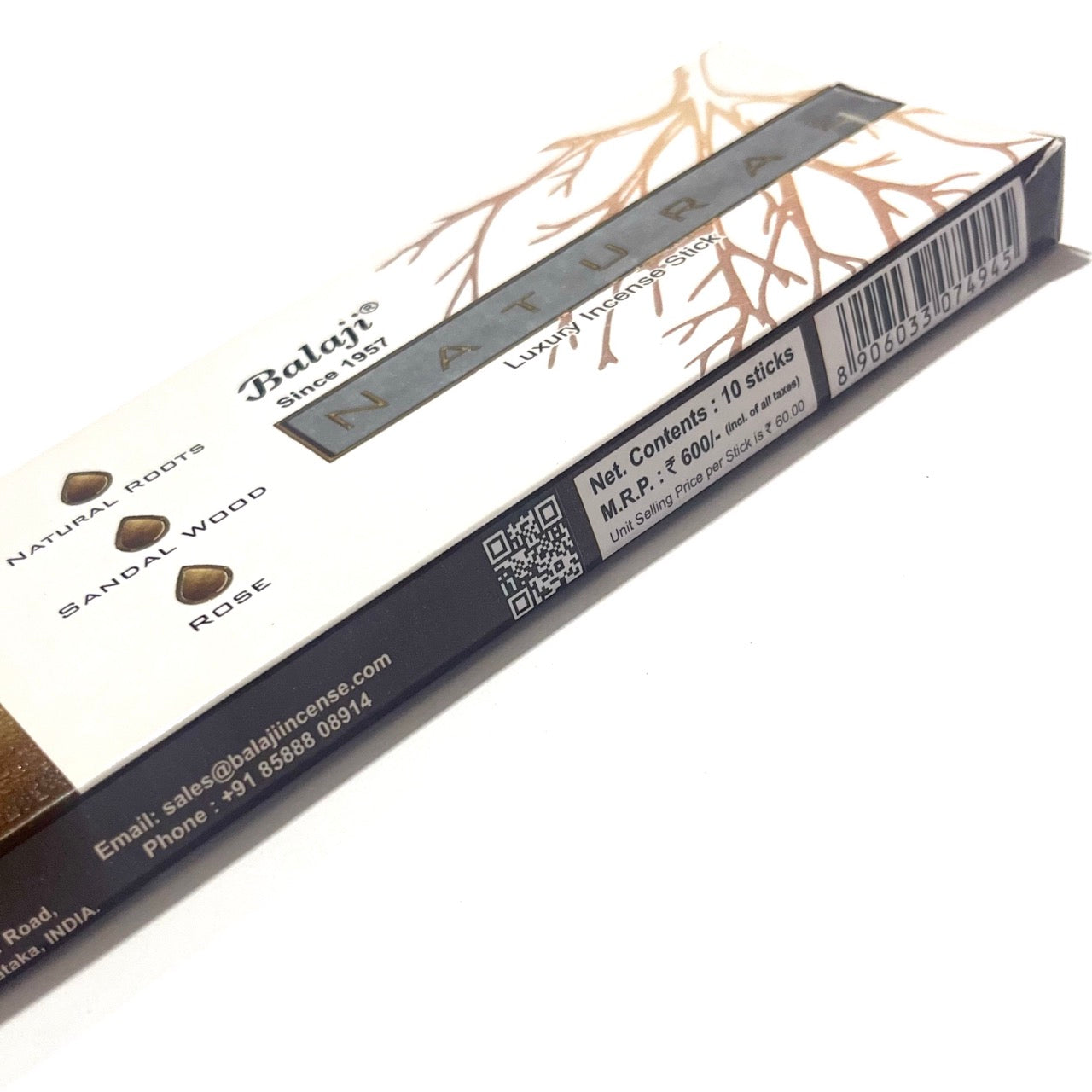 Balaji NATURAL Luxury Incense Sticks (10 sticks)