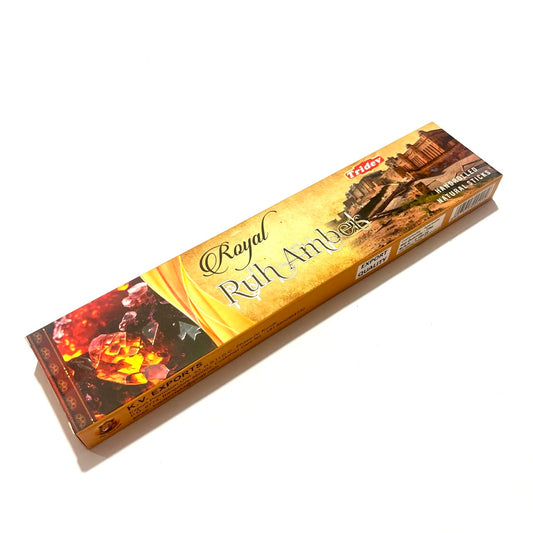 Tridev Royal RUH AMBER Incense Sticks (28 gms)