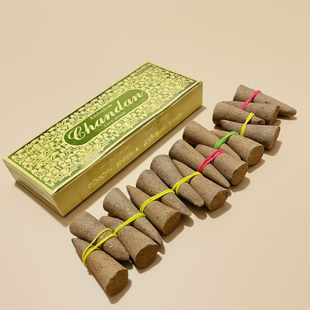 Krishnakala CHANDAN Premium Cone Dhopp (100 gm)