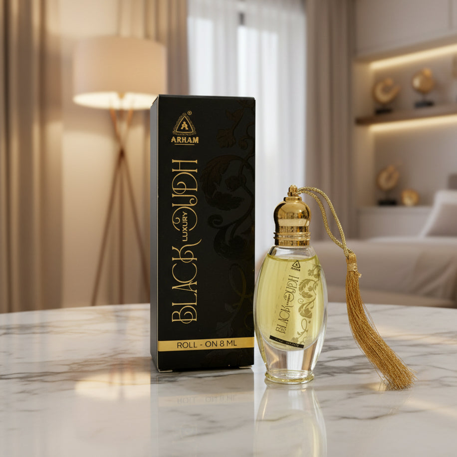 Arham Luxury Black Oudh Roll on Attars(8 ml)