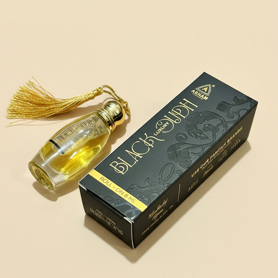 Arham Luxury Black Oudh Roll on Attars(8 ml)