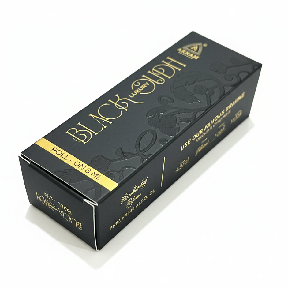 Arham Luxury Black Oudh Roll on Attars(8 ml)