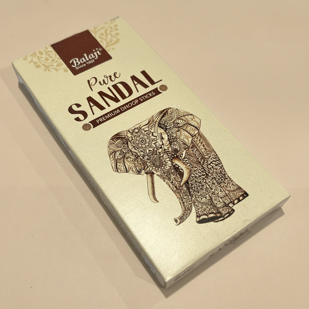 Balaji PURE SANDAL Premium Dhoop Sticks (22 sticks)