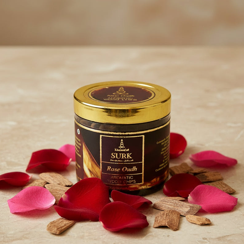 Saundh SURK Bakhoor Chips Rose Oudh 40gms