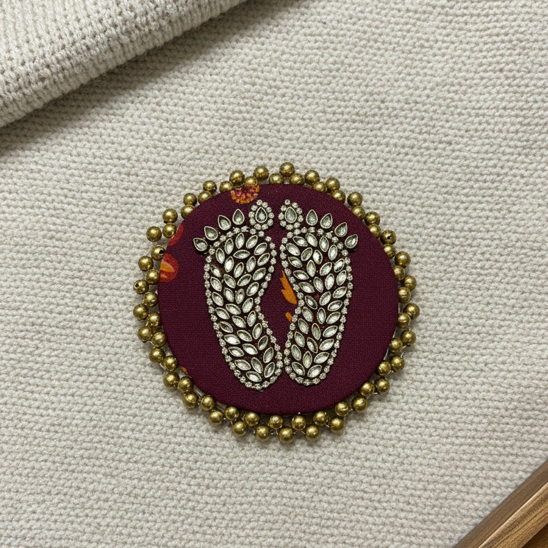 Decorative Charan Padak