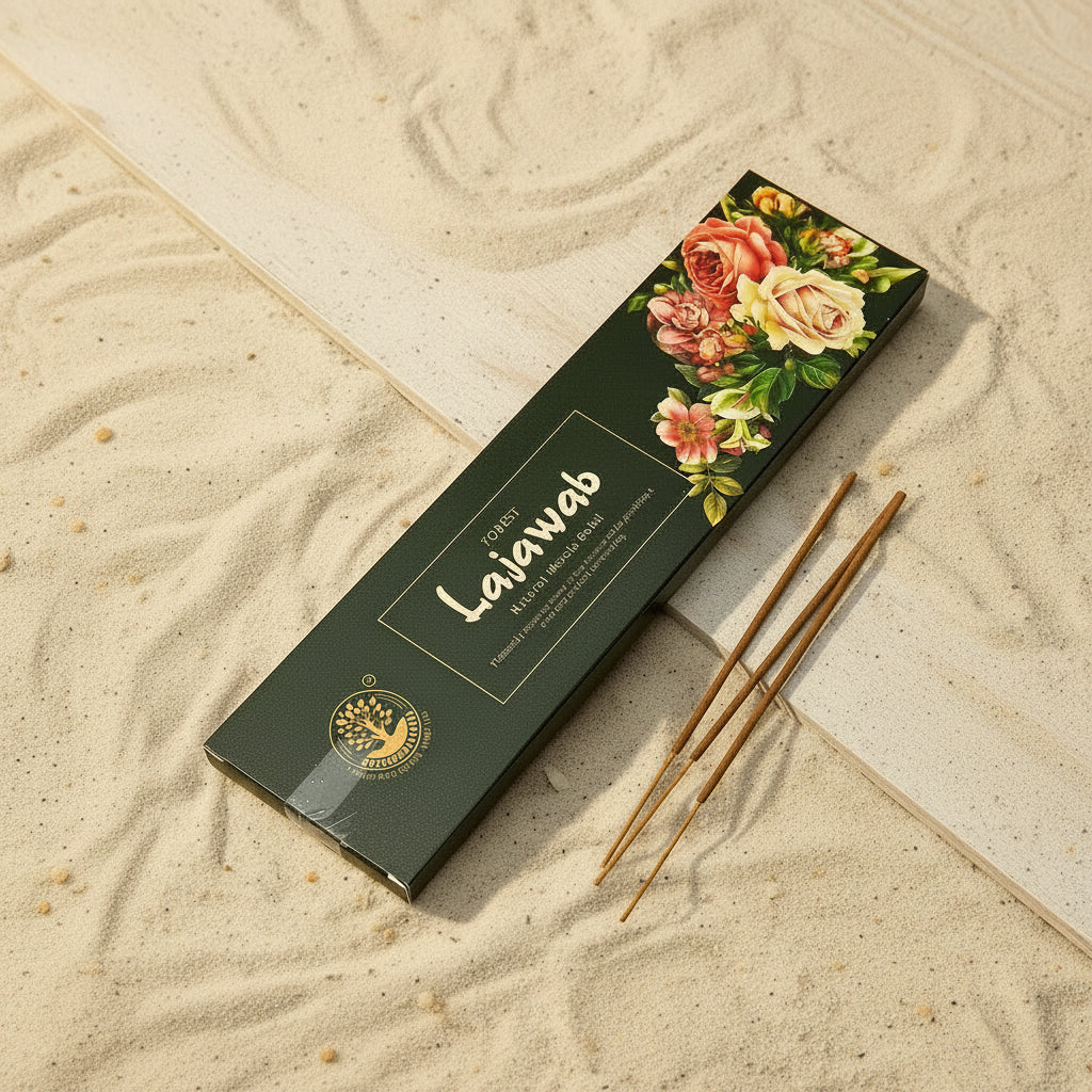 Forest LAJAWAB Natural Masala Bathi Incense Sticks (10 sticks)