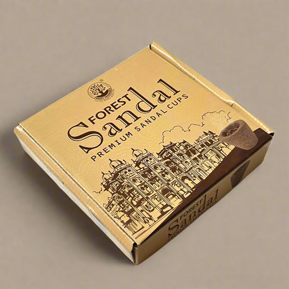 Forest Fragrance SANDAL Premium Sandal Cups (12 cups)