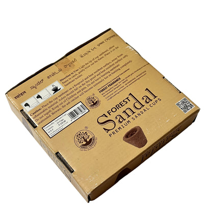 Forest Fragrance SANDAL Premium Sandal Cups (12 cups)