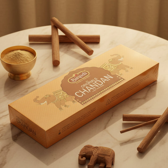 Binndi Originals CHANDAN Luxury Premium Incense Sticks (250 gm)