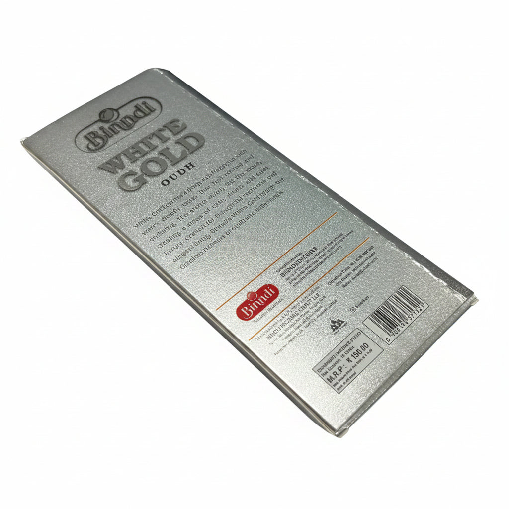 Binndi WHITE GOLD Luxury Dhoop Sticks(10 Sticks)