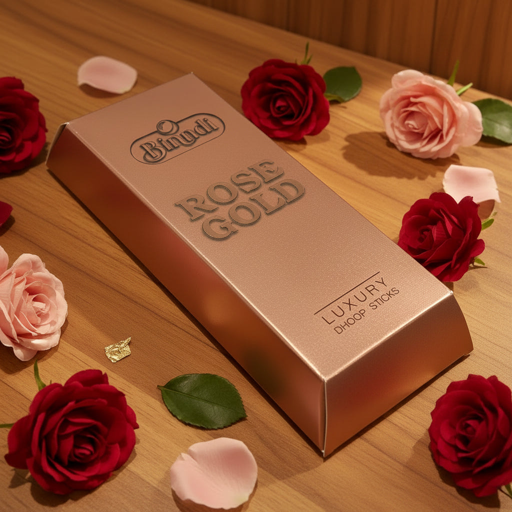 Binndi ROSE GOLD Luxury Dhoop Sticks(10 Sticks)
