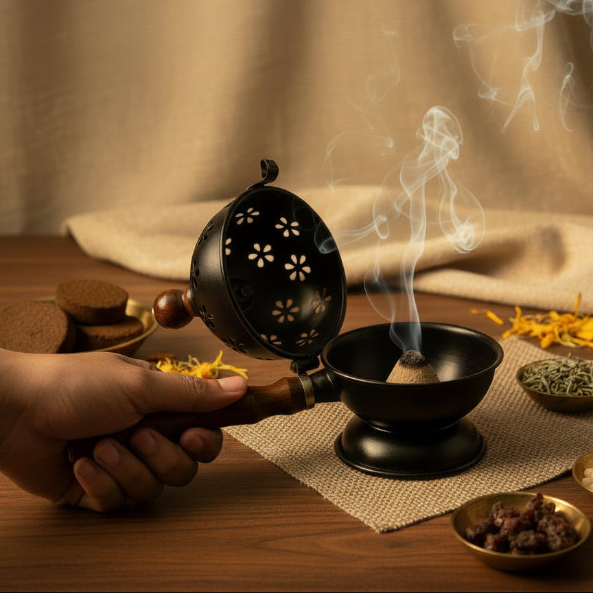 Aartipuja Incense Burner/ Dhuni (BIG)