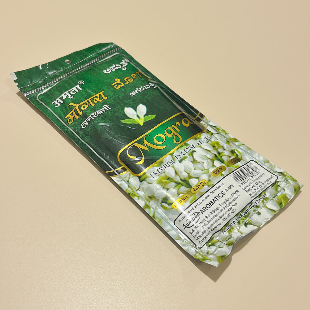 Amrutha Premium MOGRA Incense Sticks Zipper (125gm)