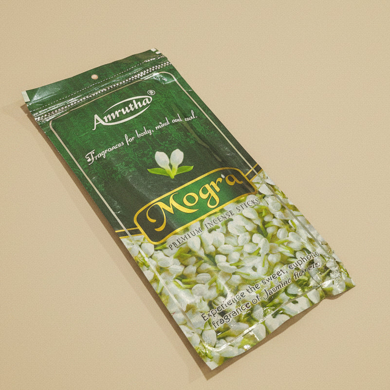Amrutha Premium MOGRA Incense Sticks Zipper (125gm)