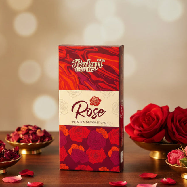 Balaji ROSE Dhoop Sticks (100 Gm)
