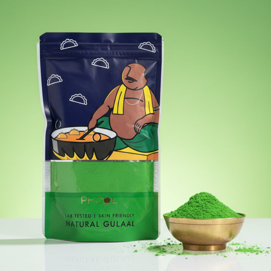 PHOOL GREEN NATURAL - Hara GULAAL (100 g)