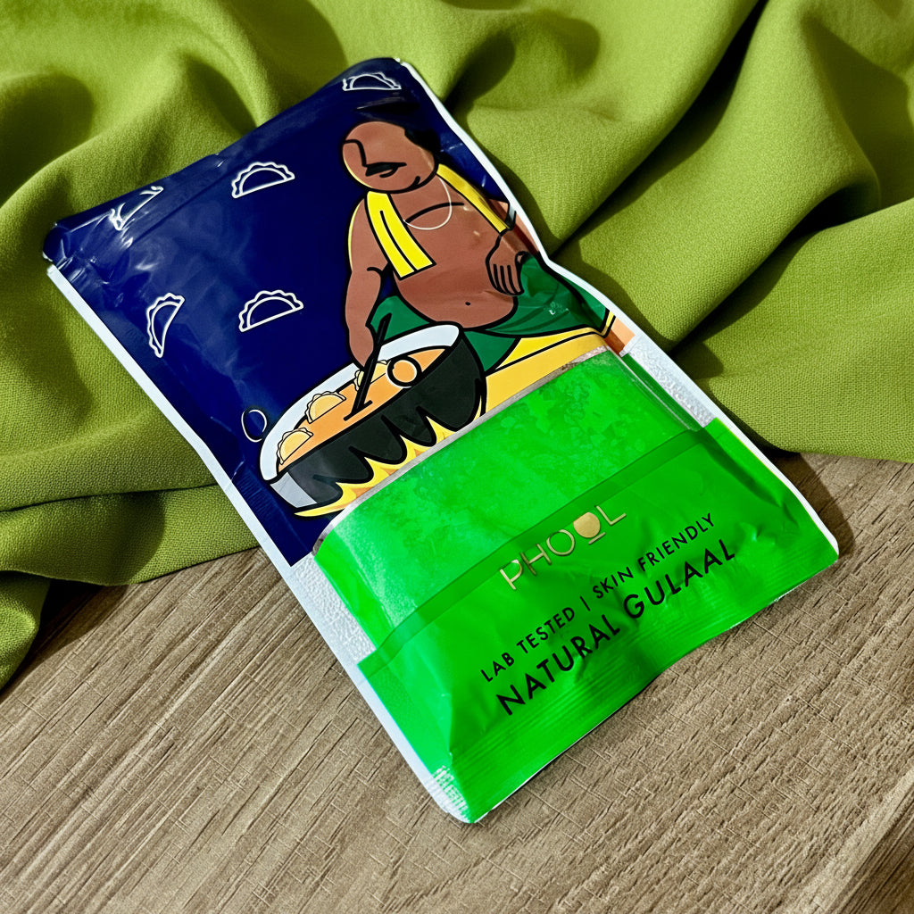 PHOOL GREEN NATURAL - Hara GULAAL (100 g)