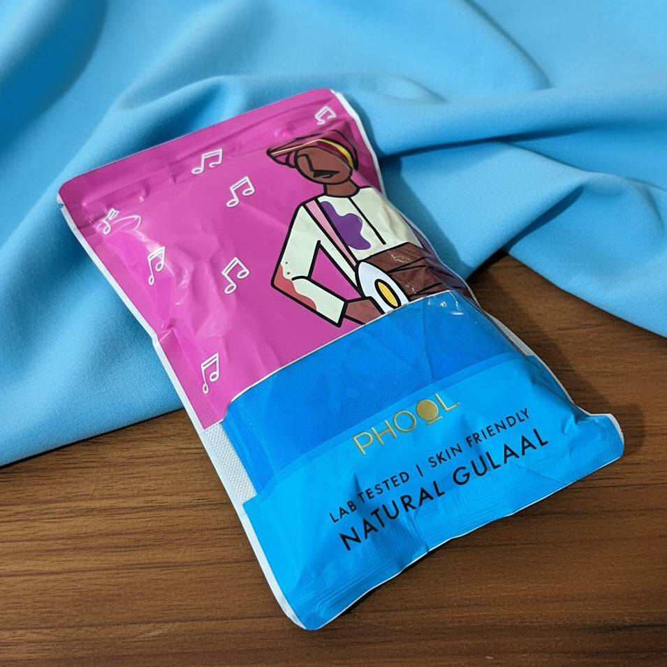 PHOOL BLUE Natural -NEELA Gulaal (100 g)