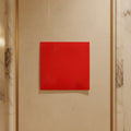 Aavyaa Simple Red Sticker Set of 2 (3" x 3")
