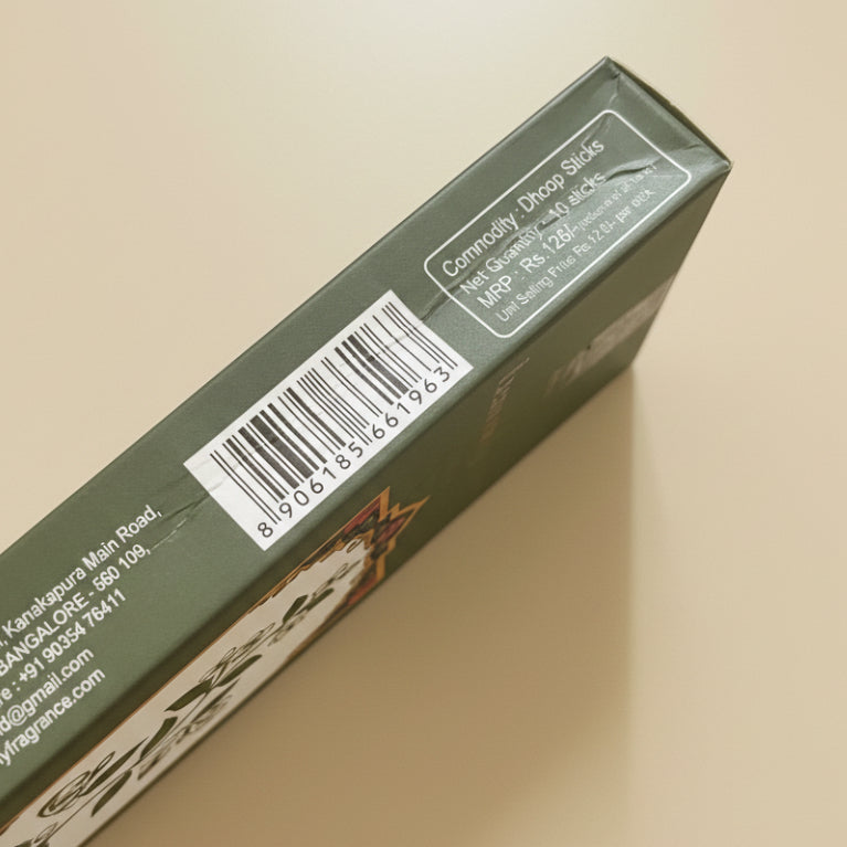Orkay Fragrances Jasmine Flowers Bambooless Dhoop Sticks (10 sticks)