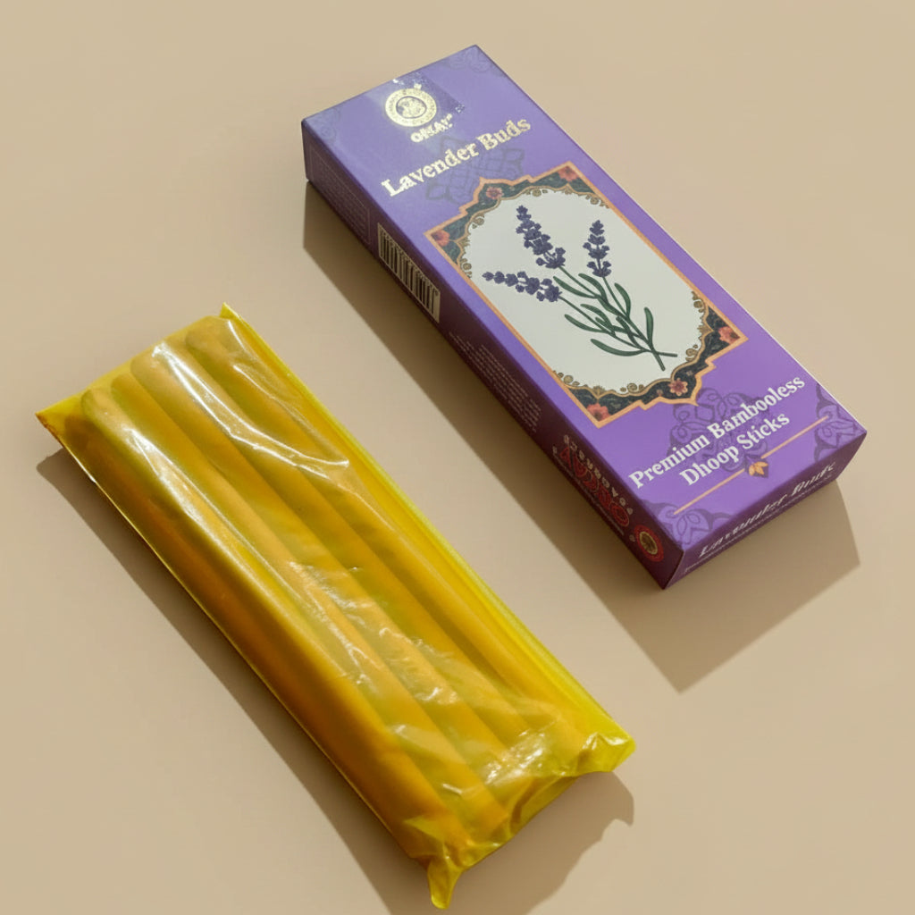 Orkay Fragrances Lavender Bambooless Dhoop Sticks (10 sticks)